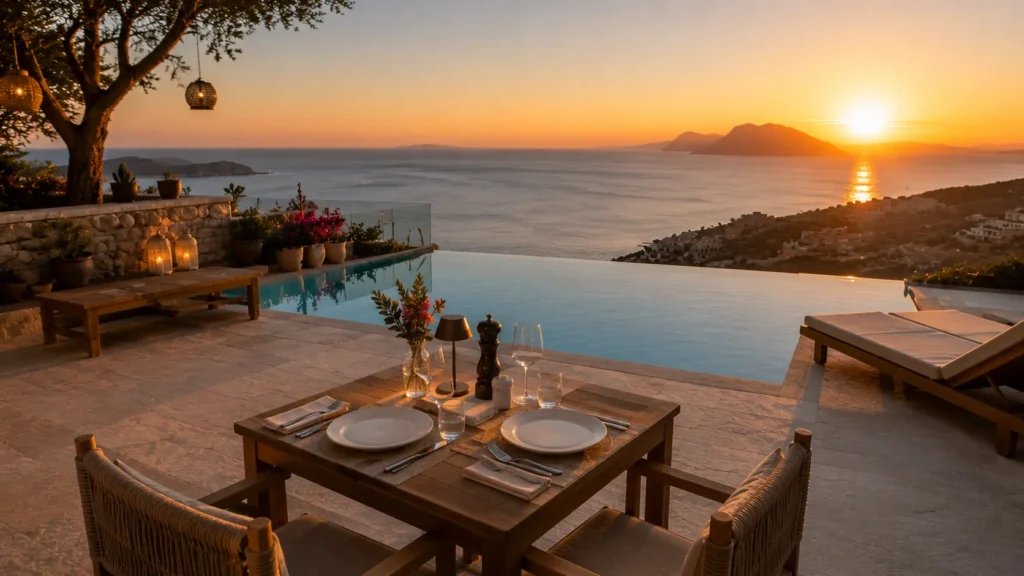 luxury hotels in Kaş , best boutique hotels Kaş Turkey, luxury hotels in Kaş Turkey, villa with private pool in Kaş, rent villa in Kaş