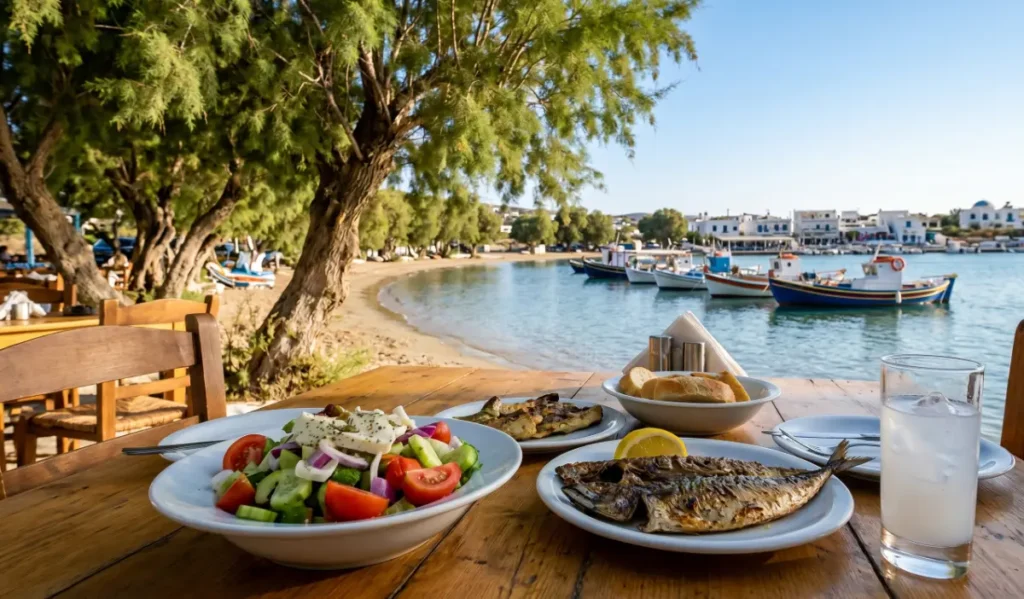 best restaurants in Paros Greece , best restaurants in Paros, best Paros restaurants, where to eat in Paros, best restaurants in Naoussa Paros, best seafood in Paros