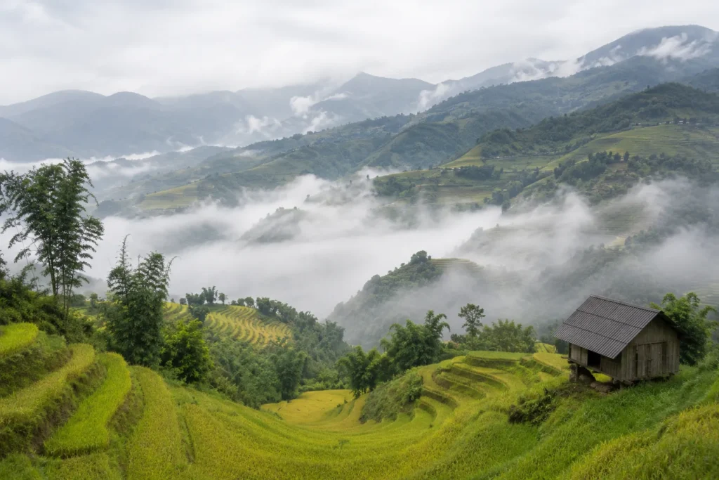 best time to visit Sapa  sapa weather by month, sapa harvest season 2026, sapa rainy season trekking, sapa cloud hunting season