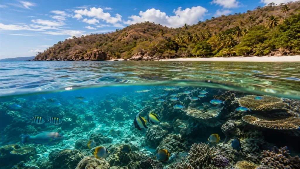 moyo island ,how to visit moyo island, mata jitu waterfall, moyo island indonesia