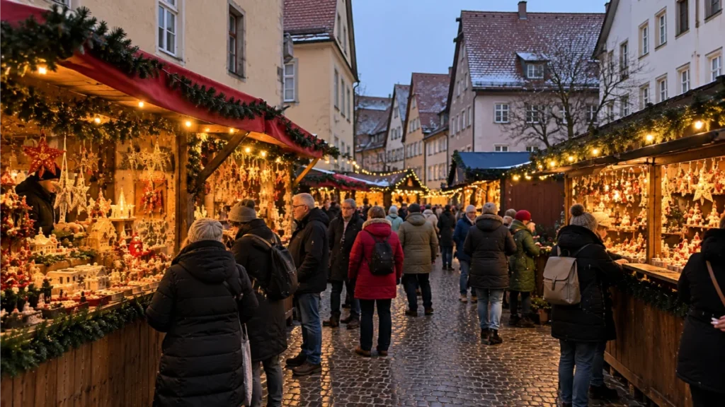 franconia christmas market itinerary germany winter fairytale, medieval town christmas, hidden christmas markets germany, würzburg christmas market, rothenburg ob der tauber christmas market, reiterlesmarkt, bad wimpfen christmas market, travel franconia train winter