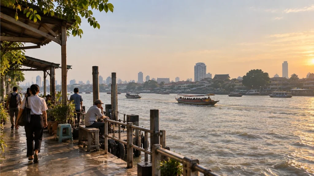 how to get around Bangkok by river boat
how to use river boat in Bangkok, Bangkok river boat guide, how to use Chao Phraya Express Boat, Bangkok river boat vs BTS