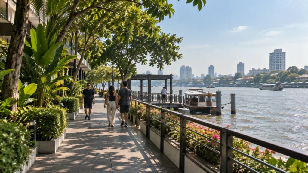 Bangkok Riverside vs Sukhumvit, Sukhumvit or Riverside Bangkok, where to stay in Bangkok Sukhumvit or Riverside, Bangkok Riverside vs city centre, Riverside or Sukhumvit for first time visitors