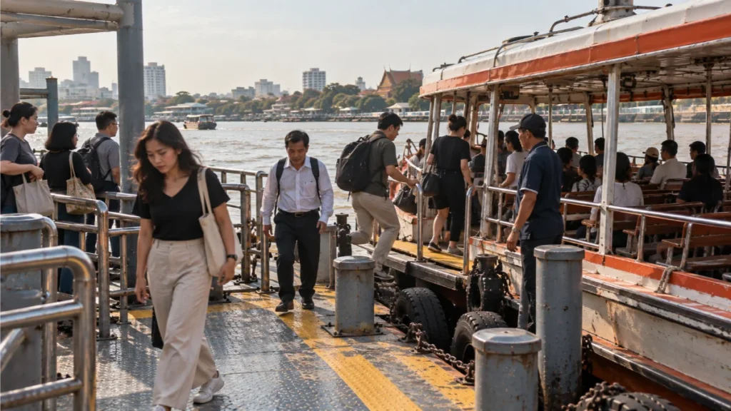 how to get around Bangkok by river boat
how to use river boat in Bangkok, Bangkok river boat guide, how to use Chao Phraya Express Boat, Bangkok river boat vs BTS