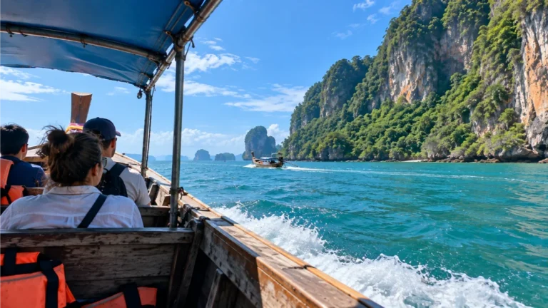 how to get to tonsai beach krabi  , how to get to railay beach from ao nang, ao nang to railay boat schedule, ao nang to tonsai beach longtail boat