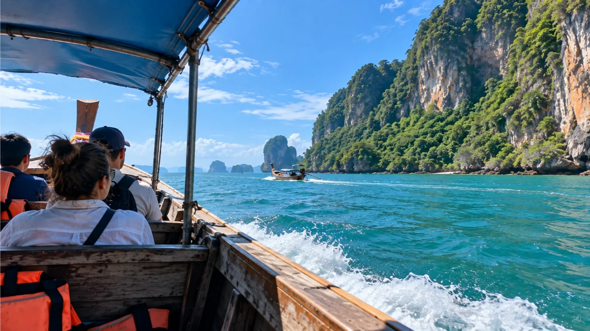 how to get to tonsai beach krabi  , how to get to railay beach from ao nang, ao nang to railay boat schedule, ao nang to tonsai beach longtail boat